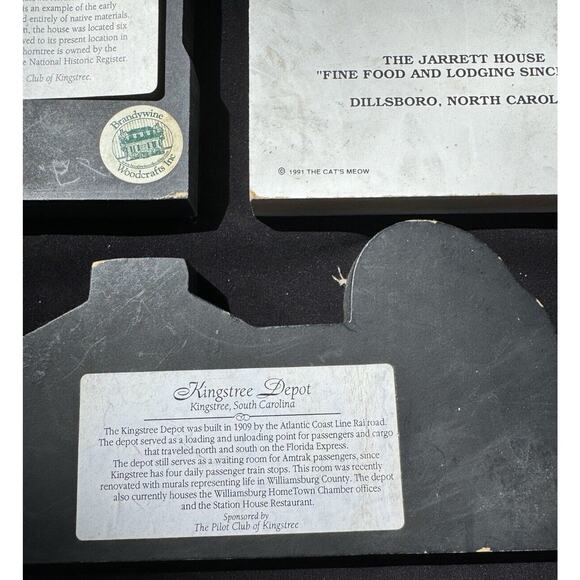 3 BRANDYWINE Woodcrafts Shelf Sitters Kingstree Dillsboro South Carolina SC -A50 - Picture 6 of 9